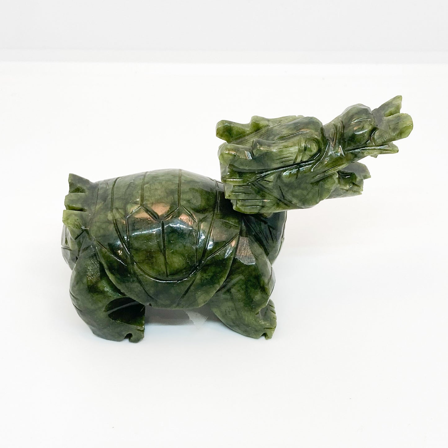Carved Jade Dragon Turtle