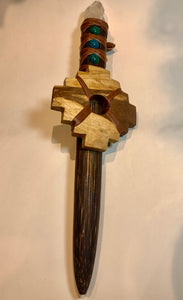 Wooden Warrior Shamanic Sword