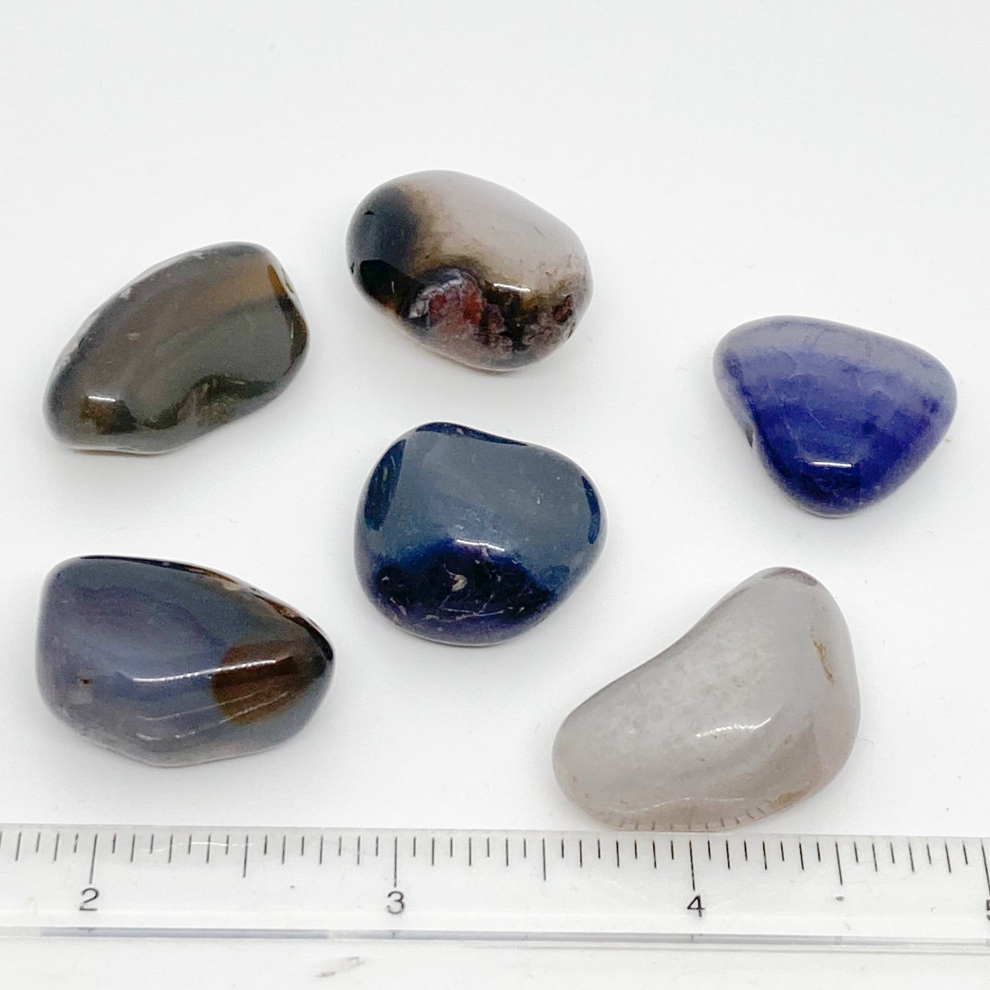 Agate Violet Flame Tumbled