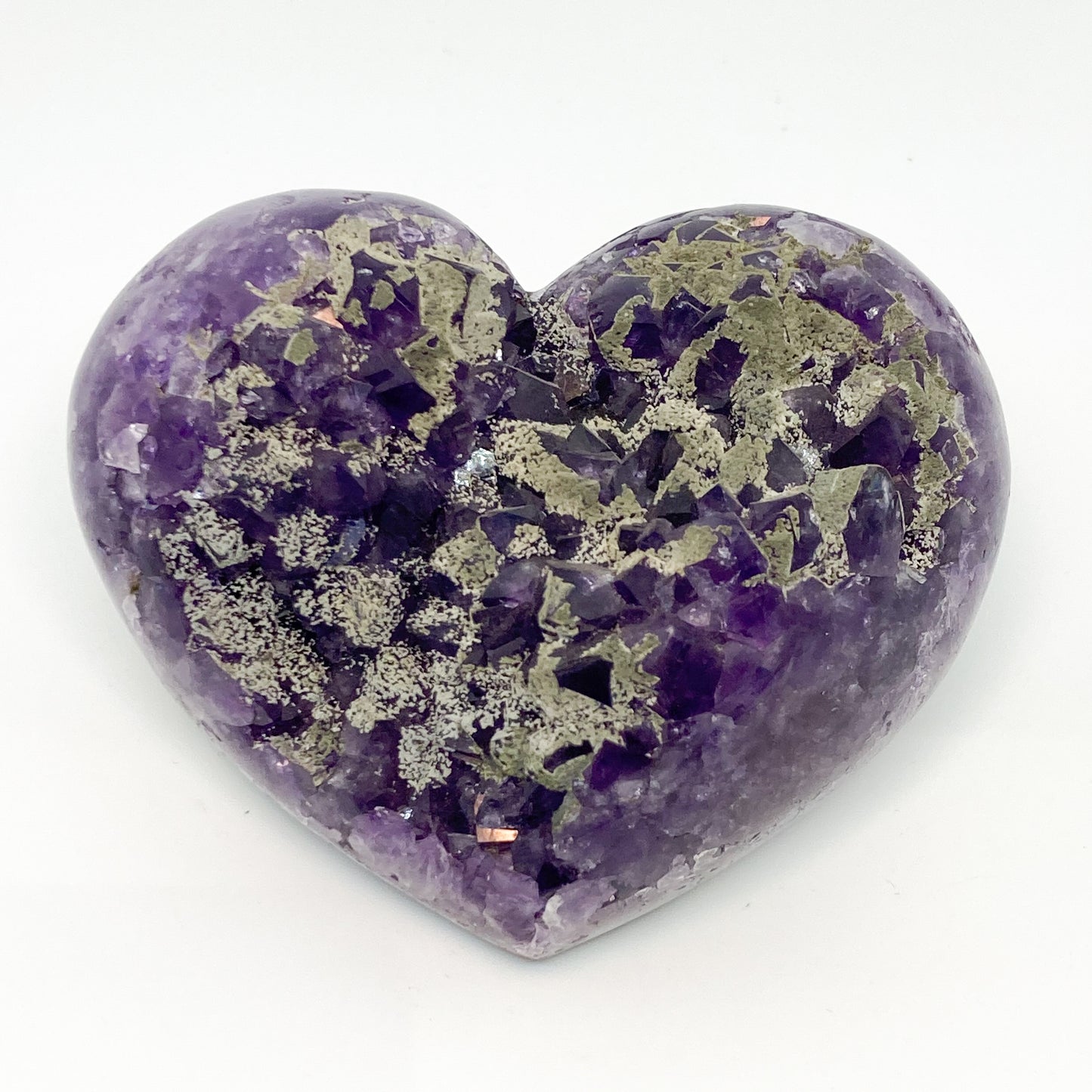 Amethyst Geode Heart