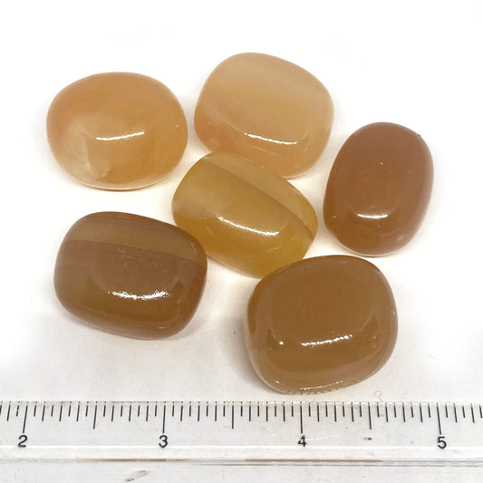 Calcite Honey Tumbled