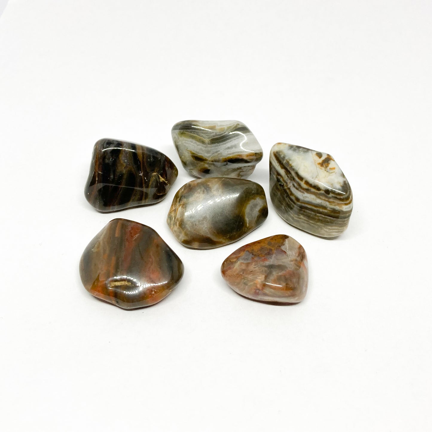 Chalcedony Brown Tumbled