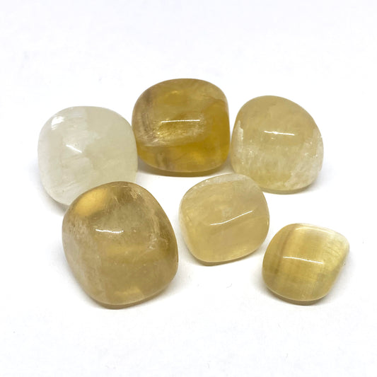 Fluorite Yellow Tumbled