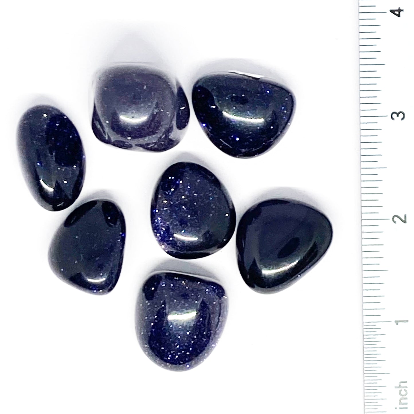 Goldstone Blue Tumbled