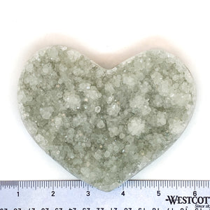 Green Amethyst Heart