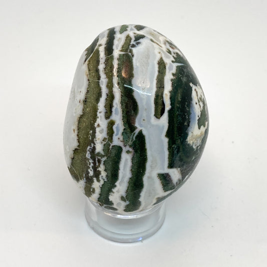 Green Jasper Yoni Egg