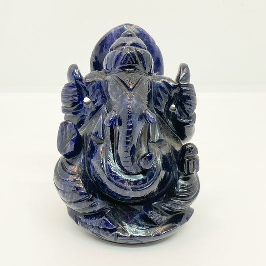 Carved Sodalite Ganesh