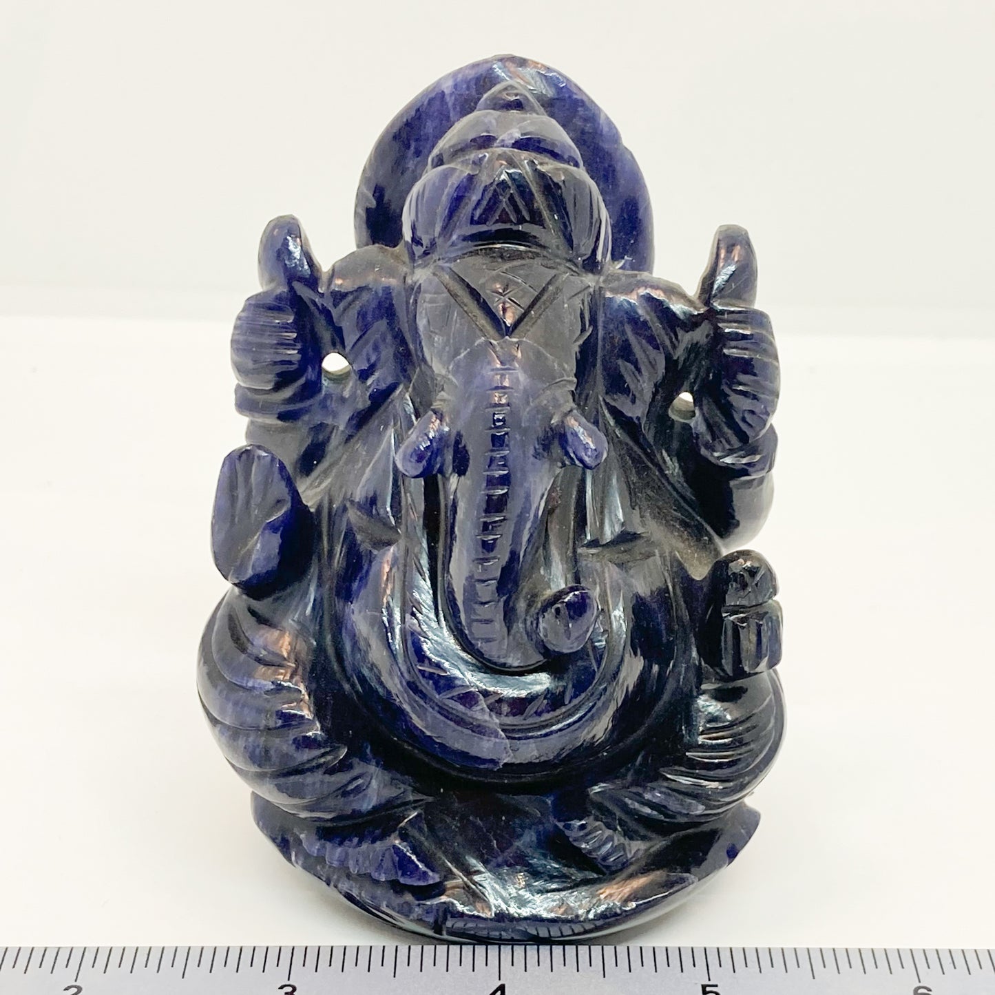 Carved Sodalite Ganesh