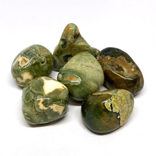 Jasper Rainforest or Rhyolite Tumbled