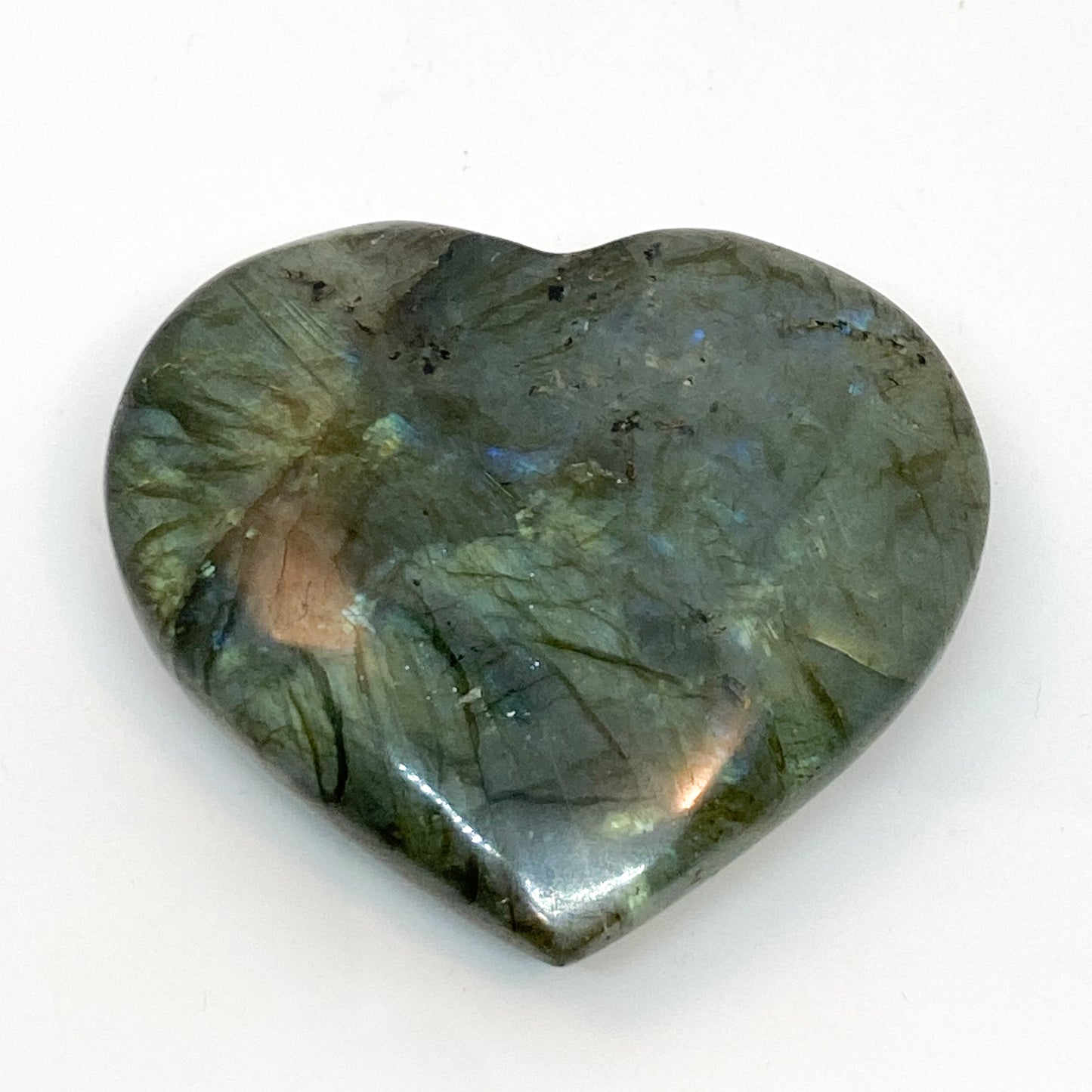 Labradorite Heart