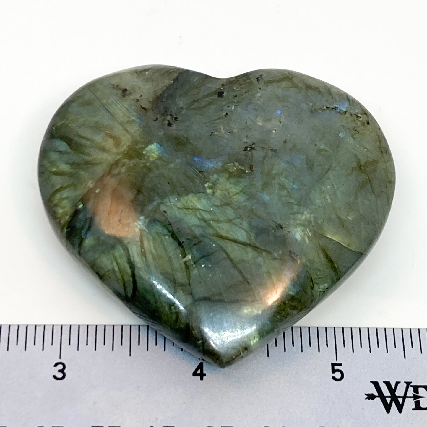 Labradorite Heart