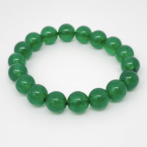 Round Green Obsidian Bracelet