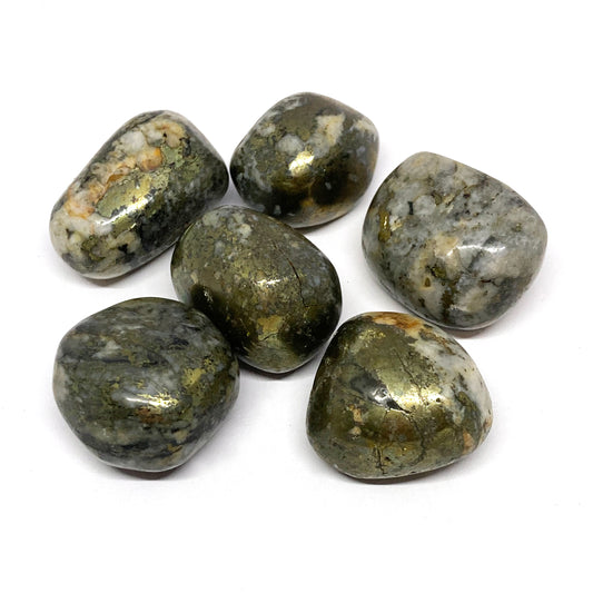 Pyrite Golden Tumbled