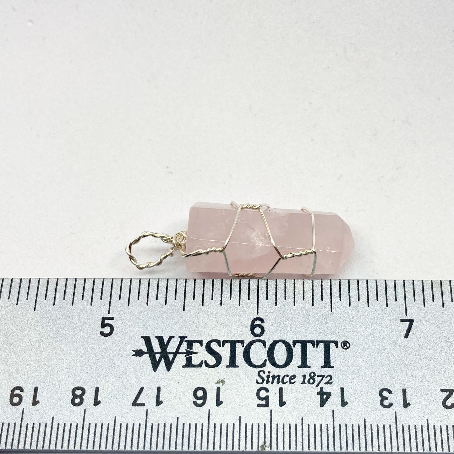 Rose Quartz point Pendant