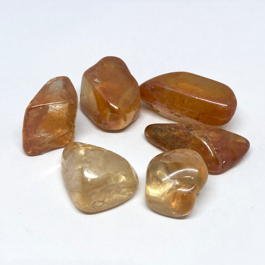 Quartz Golden Aura Tumbled