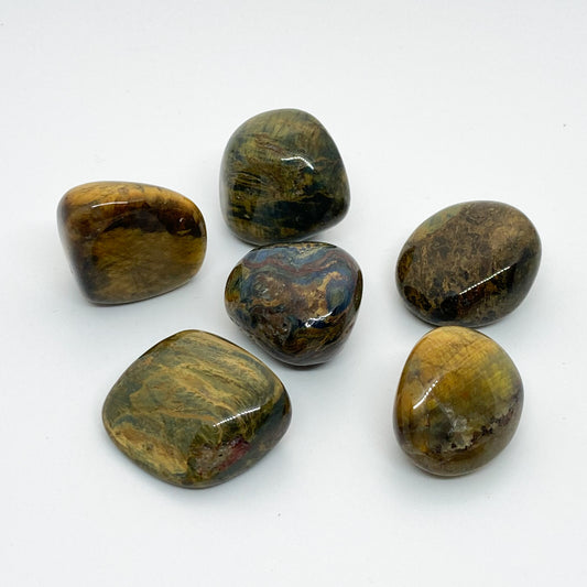 Quartz and Tiger Eye Tumbled