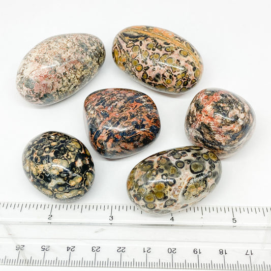 Jasper Snake Skin or Leopard Skin Tumbled