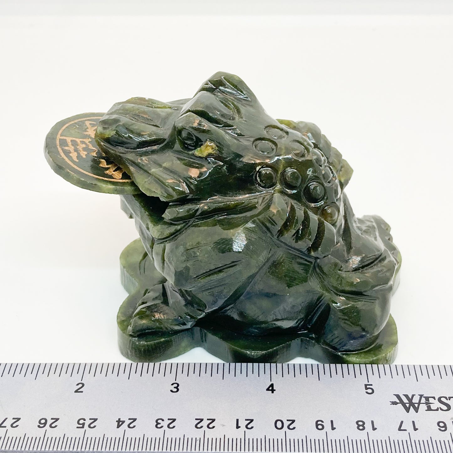 Carved Jade Money Frog