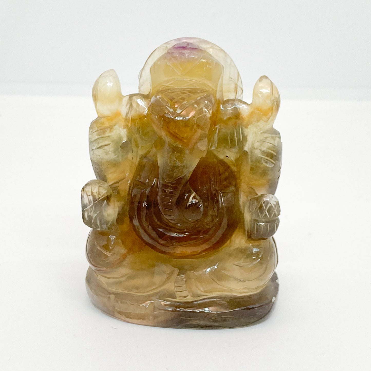 Rainbow Fluorite Ganesh