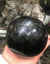 Obsidian Silver Sheen Crystal Ball